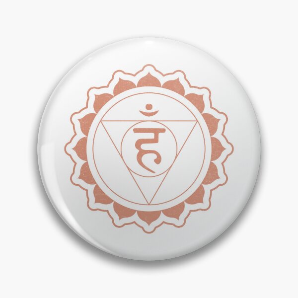 Item preview, Throat Chakra Mandala - Snow + Coral designed and sold by Irene Estelle.