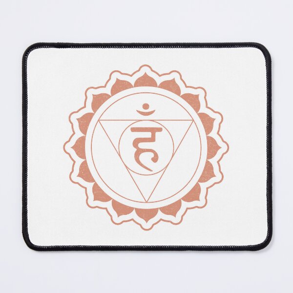 Item preview, Throat Chakra Mandala - Snow + Coral designed and sold by Irene Estelle.