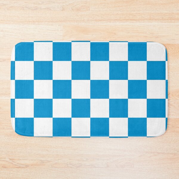 Item preview, Mediterranean Greek Blue Checkered Pattern designed and sold by pinkthesis.