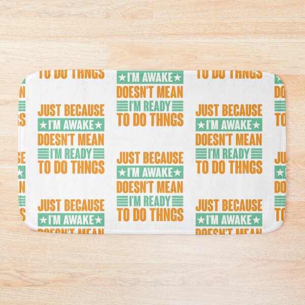 Item preview, Funny Just Because I'm Awake Doesn't Mean I Am Ready Vintage  designed and sold by roboartpixel.