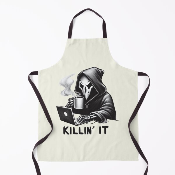 Item preview, Grim Reaper Killin It  | Casual Spooky Graphic designed and sold by RuyaFab.