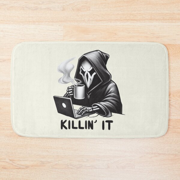 Item preview, Grim Reaper Killin It  | Casual Spooky Graphic designed and sold by RuyaFab.