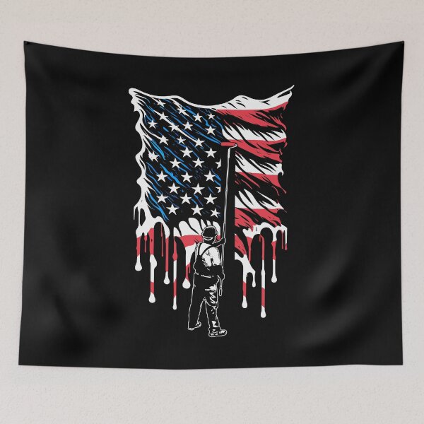 Item preview, House Painter Decorator USA Flag American Funny 4th Of July designed and sold by GrandeDuc.