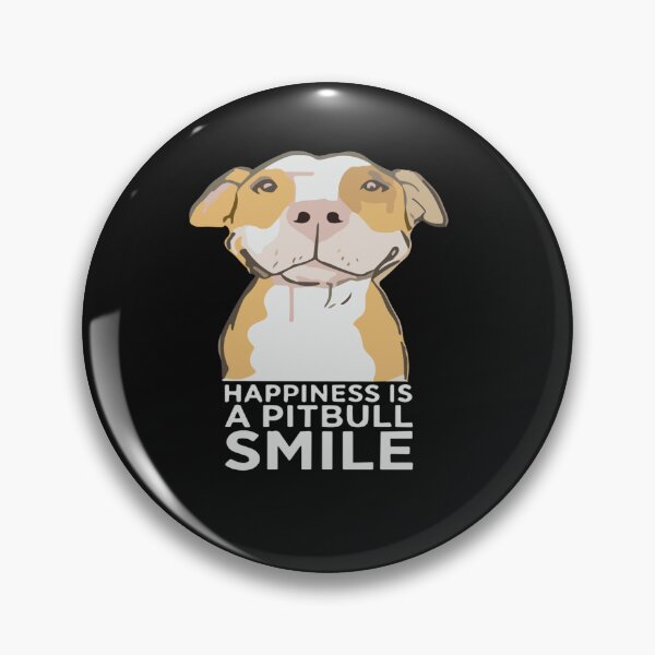 Item preview, Happiness Is A Pitbull Smile, Dog Lovers For Women And Men designed and sold by Pitchou07.