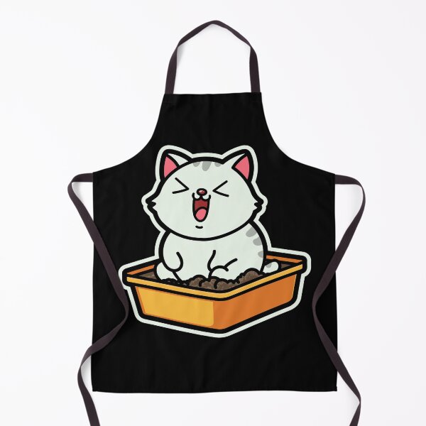 Item preview, Cute Cartoon fat animal-Chub Cat in Litter Box designed and sold by Design_for_merch.