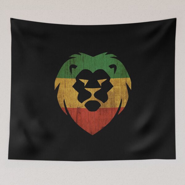 Item preview, Lion Head With Rasta Flag designed and sold by KD Merch.