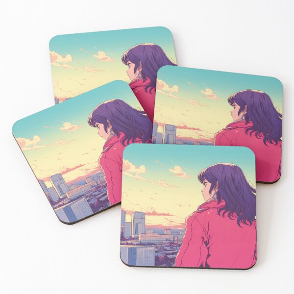 Item preview, anime girls in the city, otaku designed and sold by Mauswohn.