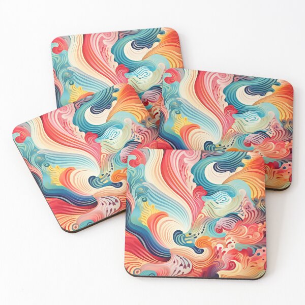 Item preview, Beauty expresionism colors pattern designed and sold by SmileshareShop.
