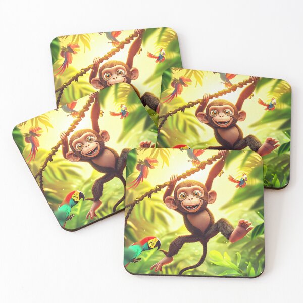 Item preview, Cheeky Jungle Swing designed and sold by cute-animals99.