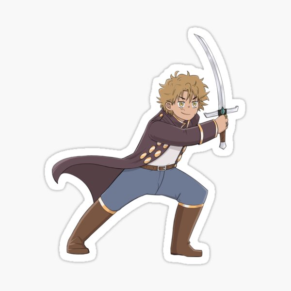 Chibi Eaton Clairemont with Sword (SoTC) Sticker