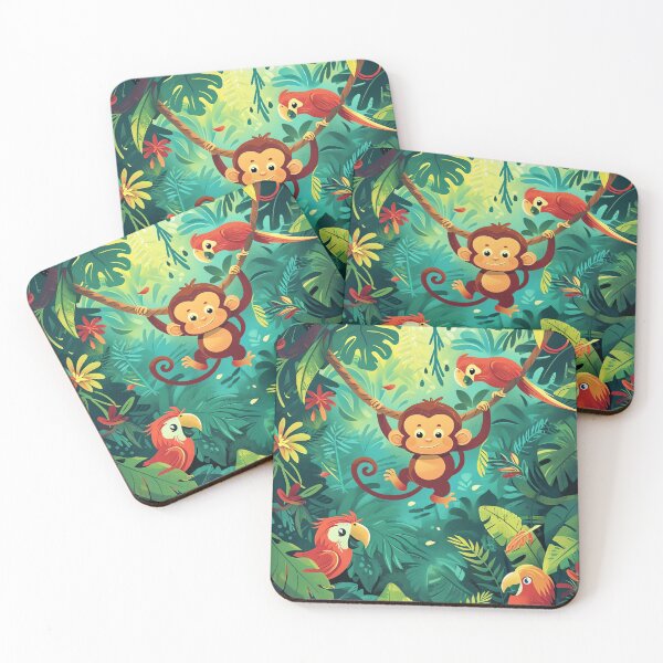 Item preview, Cheeky Jungle Swing designed and sold by cute-animals99.