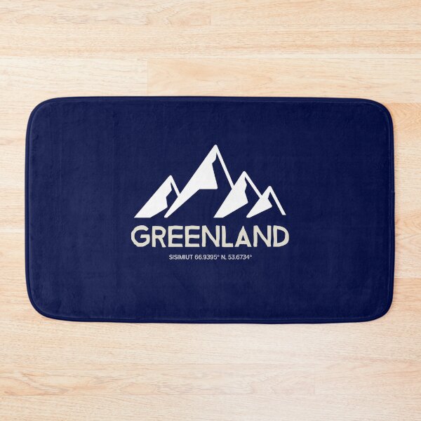 Item preview, Greenland Sisimiut Mountain silhouette designed and sold by GraTEEtude.