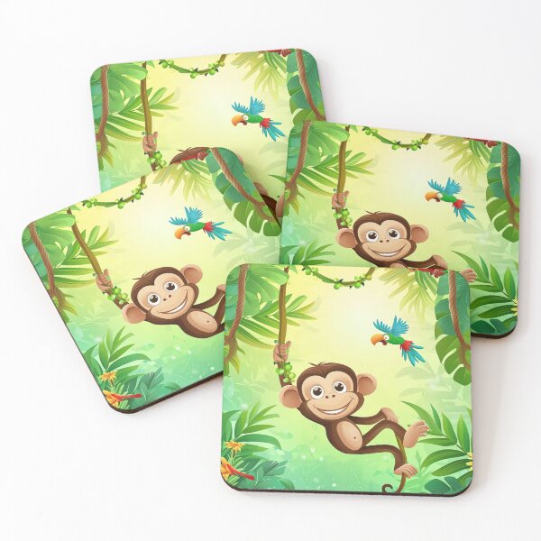 Item preview, Cheeky Jungle Monkey designed and sold by cute-animals99.