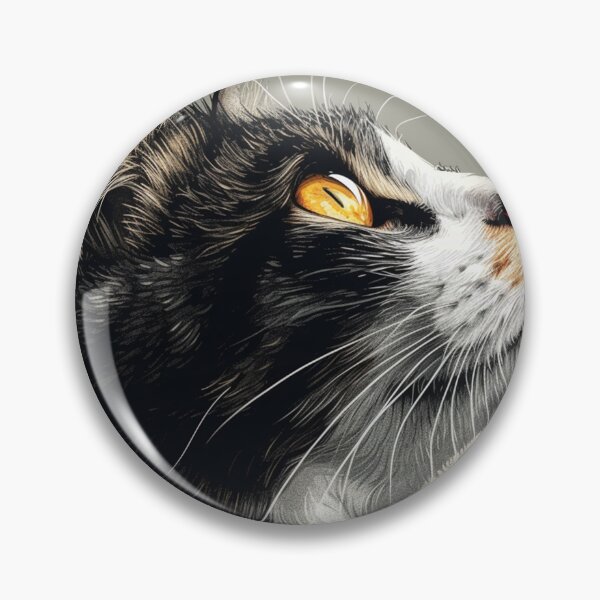 Item preview, Black white cat closeup designed and sold by Petschar.