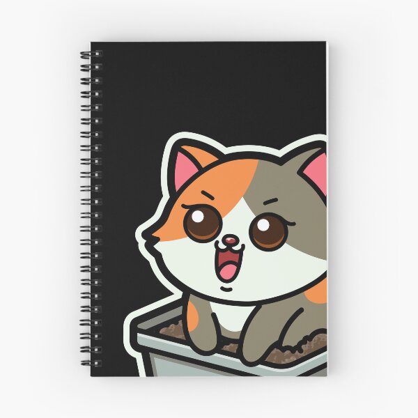 Item preview, Funny Cartoons-Chub Cat in Litter Box designed and sold by Design_for_merch.