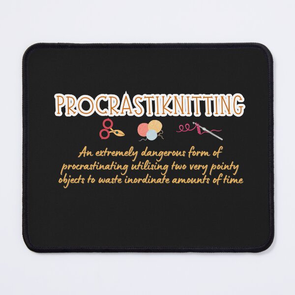 Item preview, Procrastiknitting / Camiseta y pegatina para amantes del tejido designed and sold by DiverseDazzle.