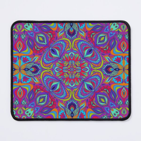 Item preview, Flou-rescent - mandala designed and sold by AliceWonderdraw.