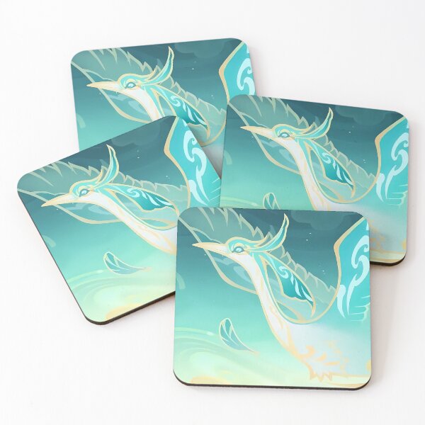 Item preview, Xianyun: White Clouds Genshin Impact Namecard designed and sold by kazatodoesart.
