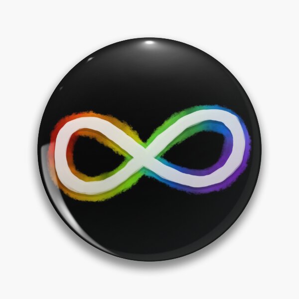 Artikelvorschau, Rainbow Infinity – Autismus/Neurodiversität entworfen und verkauft von JillPillDesign.