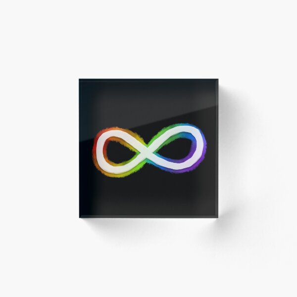 Item preview, Rainbow Infinity - Autism/Neurodiversity designed and sold by JillPillDesign.