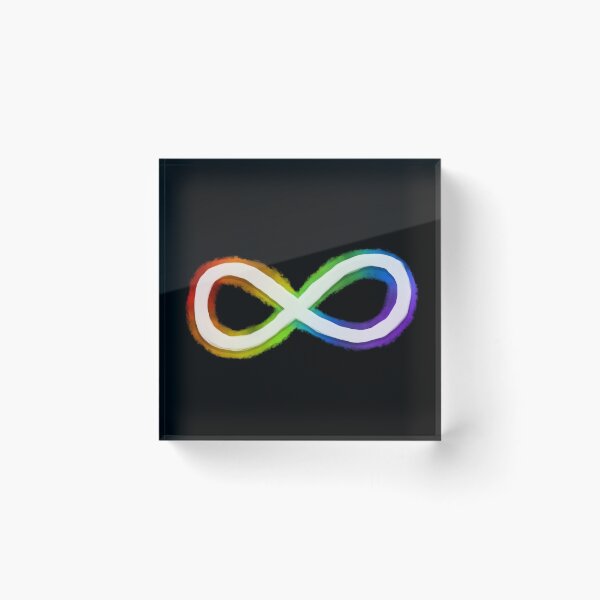 Item preview, Rainbow Infinity - Autism/Neurodiversity designed and sold by JillPillDesign.