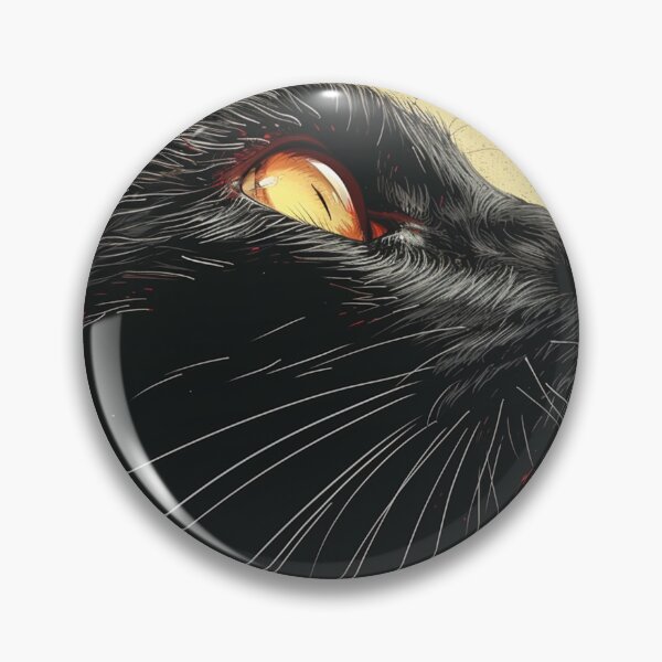 Item preview, Black Male Cat Closeup designed and sold by Petschar.