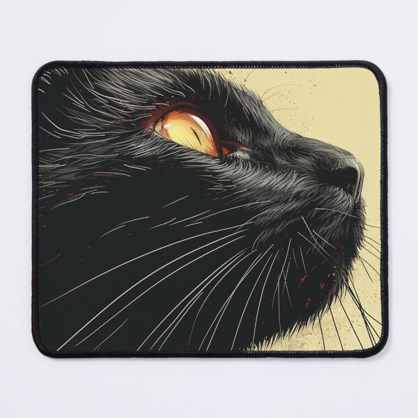 Item preview, Black Male Cat Closeup designed and sold by Petschar.