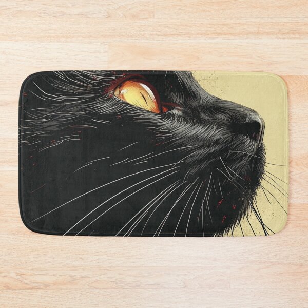Item preview, Black Male Cat Closeup designed and sold by Petschar.