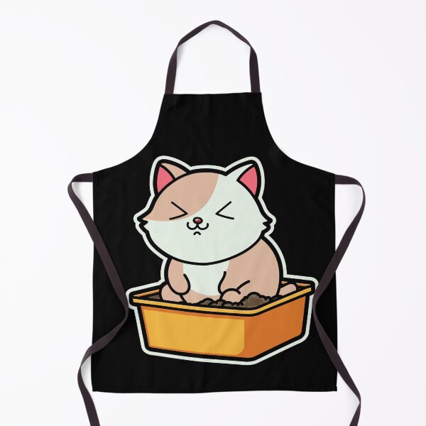 Item preview, funny cats cartoon-Kittens in Litter Box designed and sold by Design_for_merch.
