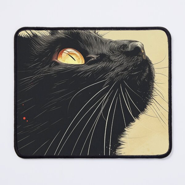 Item preview, Handsome Black Cat Closeup designed and sold by Petschar.