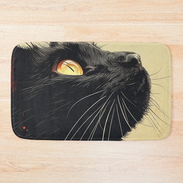 Item preview, Handsome Black Cat Closeup designed and sold by Petschar.