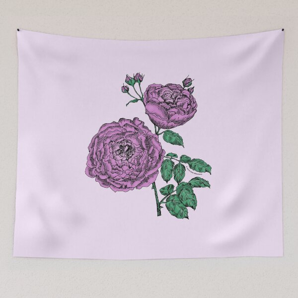 Item preview, Purple Globular Rose Bloom Very Full 40+ Petals In 3+ Rows designed and sold by Rachael Taylor.