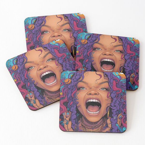 Item preview, Rihanna caricature 10K resolution designed and sold by DigiArtsSpace.