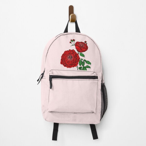 Item preview, Bright Red Globular Rose Bloom Very Full 40+ Petals In 3+ Rows designed and sold by Rachael Taylor.