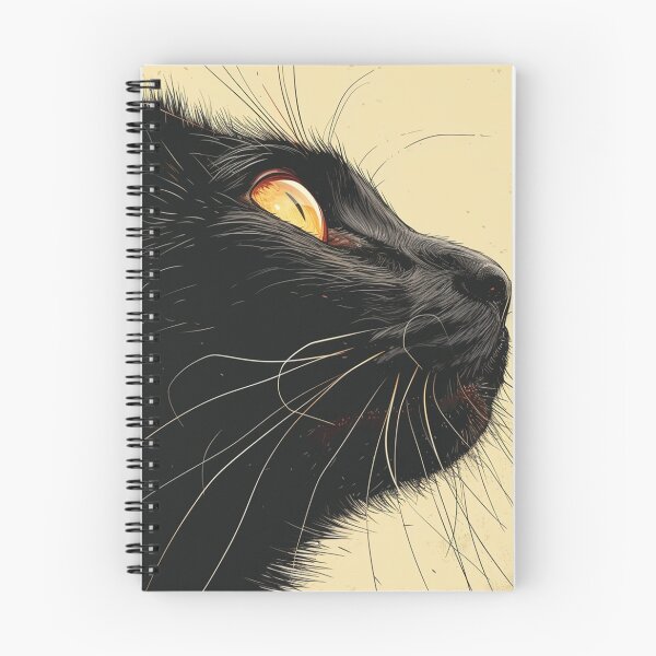 Item preview, Closeup Black Cat Side Pose designed and sold by Petschar.