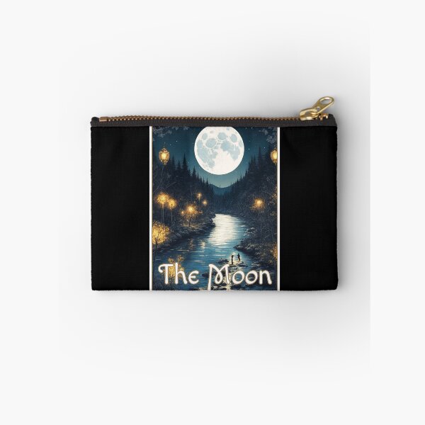 Item preview, The Moon Lake Reflection Major Arcana Card Quiet Night designed and sold by Pixel Waite.