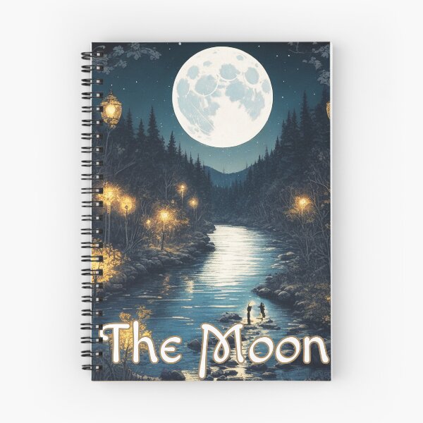 Item preview, The Moon Lake Reflection Major Arcana Card Quiet Night designed and sold by Pixel Waite.
