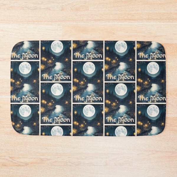 Item preview, The Moon Lake Reflection Major Arcana Card Quiet Night designed and sold by Pixel Waite.