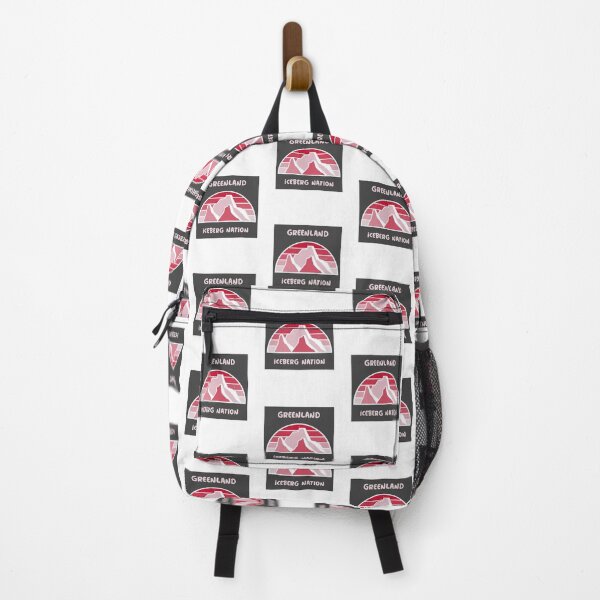 Item preview, Greenland - Iceberg Nation Vintage Pink Red Illustration designed and sold by GraTEEtude.