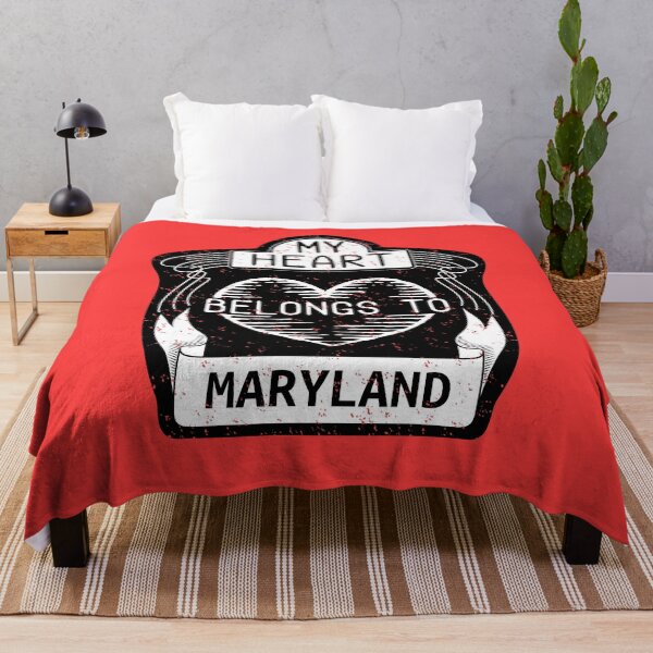 Item preview, My heart belongs to Maryland designed and sold by kebello-shop.