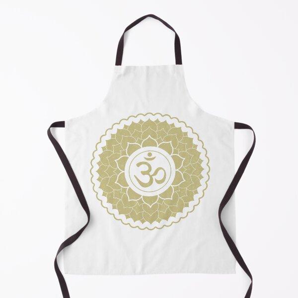 Artikelvorschau, Crown Chakra Mandala - Snow + Gold entworfen und verkauft von Irene Estelle.