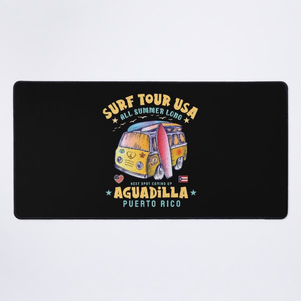Item preview, Surf Tour USA - Surfing Spot Aguadilla Puerto Rico designed and sold by eclecTEEq.