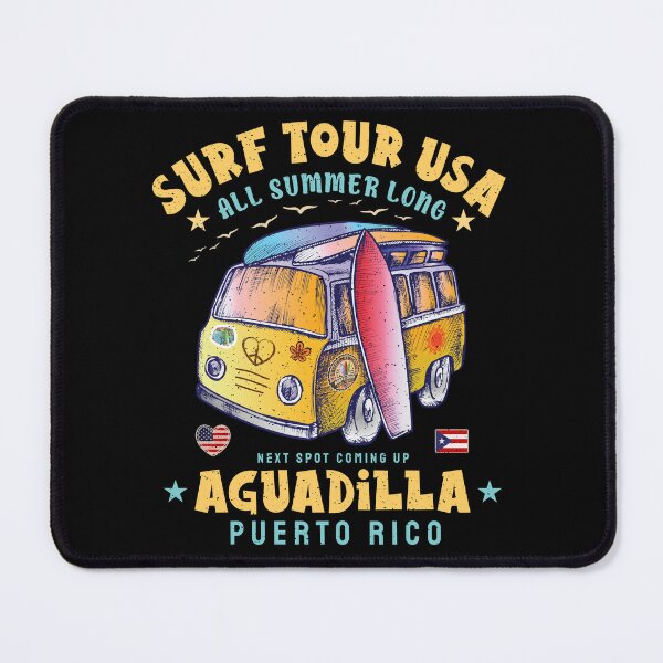Item preview, Surf Tour USA - Surfing Spot Aguadilla Puerto Rico designed and sold by eclecTEEq.