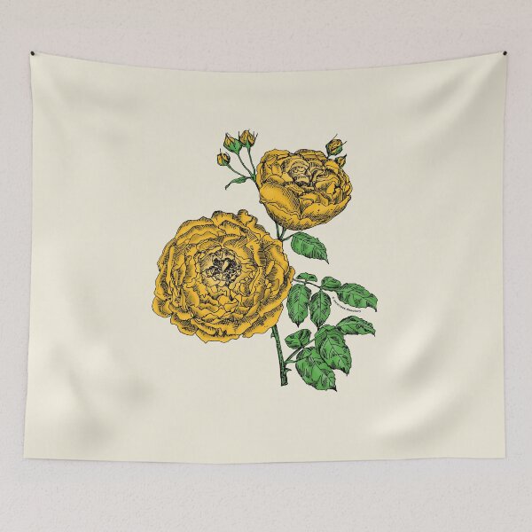 Item preview, Yellow Globular Rose Bloom Very Full 40+ Petals In 3+ Rows designed and sold by Rachael Taylor.