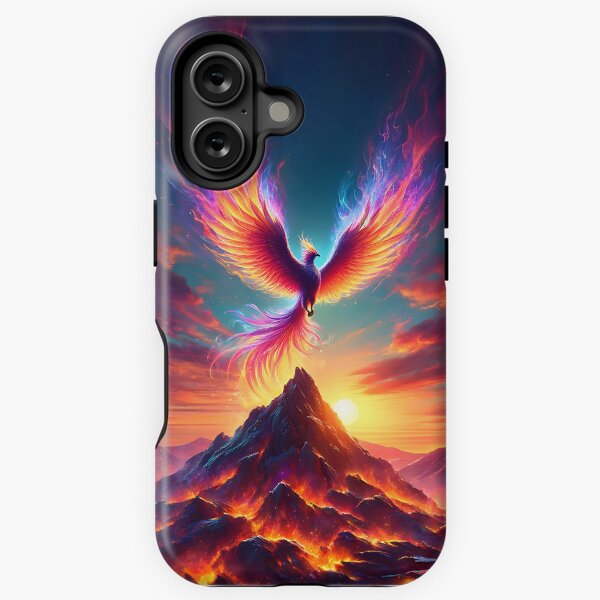 Aperçu de l'œuvre Phénix coloré créée et vendue par Pixel-Pulse-Art.