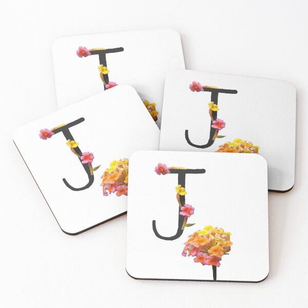 Artikelvorschau, Blumenmonogramm-Buchstabe J entworfen und verkauft von MapleLeaf.