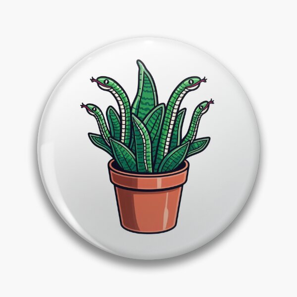 Item preview, Cute Snake Plant Sticker designed and sold by quirkyfrog.