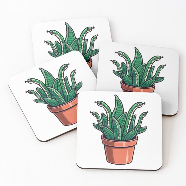 Item preview, Cute Snake Plant Sticker designed and sold by quirkyfrog.