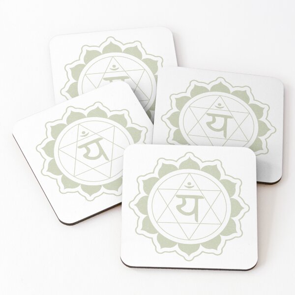 Item preview, Heart Chakra Mandala - Snow + Tea designed and sold by Irene Estelle.