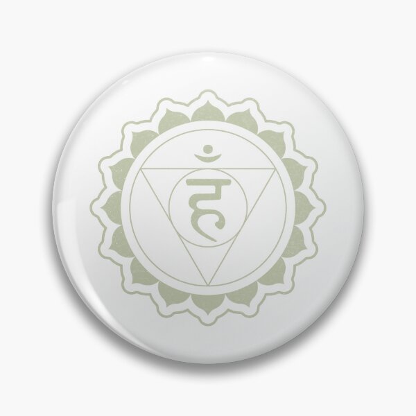 Item preview, Throat Chakra Mandala - Snow + Tea designed and sold by Irene Estelle.